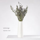White Ceramic Vase with Hemp Rope – Nordic Minimalist Decor