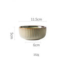 Japanese Ceramic Plates & Rice Bowl Set – Asian Tableware
