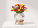 Disco Ball Hanging Flower Vase – Boho Wall Decor