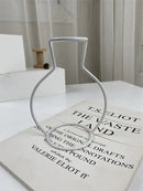 Nordic Iron Flower Vase – Minimalist Metal Vase Decor