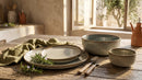 Japanese Ceramic Plates & Rice Bowl Set – Asian Tableware