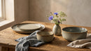Japanese Ceramic Plates & Rice Bowl Set – Asian Tableware