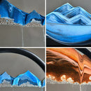 Round 3D Moving Sand Art – Circular Zen Desk Decor