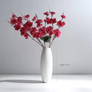 White Ceramic Vase with Hemp Rope – Nordic Minimalist Decor