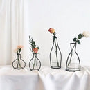 Nordic Iron Flower Vase – Minimalist Metal Vase Decor