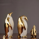 Penguin Ceramic Figurine – Cute Decorative Shelf Ornament
