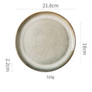Japanese Ceramic Plates & Rice Bowl Set – Asian Tableware